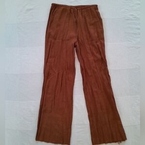 Zara Copper-Toned Pants